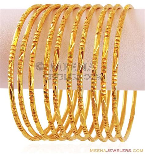 Gold Bangles Thin Designs Atelier Yuwa Ciao Jp