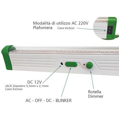 Lampada Plafoniera Led Germicida Uv A Sterilizzazione Disinfezione