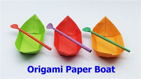 How To Make A Paper Boat Origami Tutorial