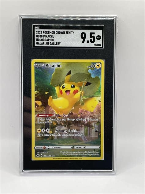 Mavin Pokemon Crown Zenith Pikachu Gg Galarian Gallery Holo