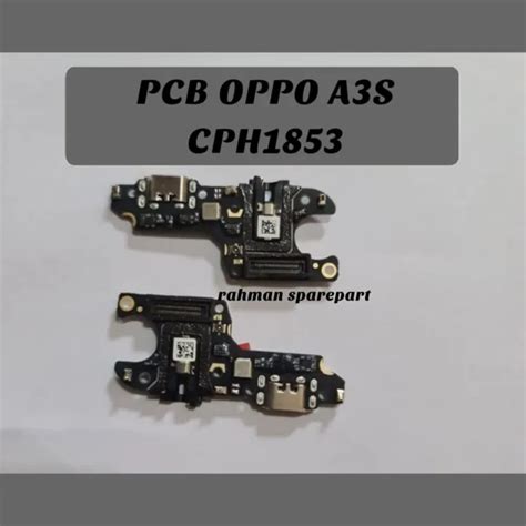 Pcb Oppo A3s Cph1853 Papan Cas Konektor Lazada Indonesia