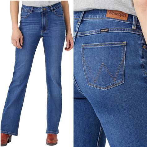 WRANGLER BOOTCUT DAMSKIE SPODNIE JEANSOWE W31 L32 14310191589 Allegro Pl