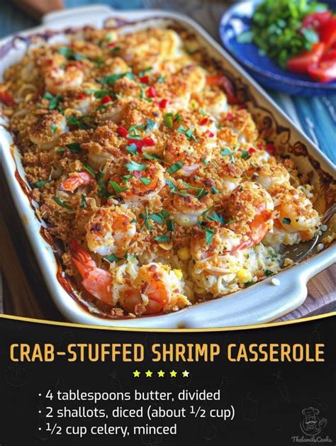 Kylie Recipes BAKED CRAB STUFFED SHRIMP CASSEROLE Facebook In 2024