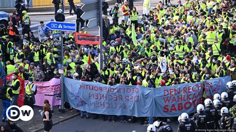 Germany Police Clash With Protesters Ahead Of AfD Congress News