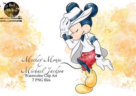 Mickey Mouse Michael Jackson PNG Mickey Mouse Clipart Mickey | Etsy