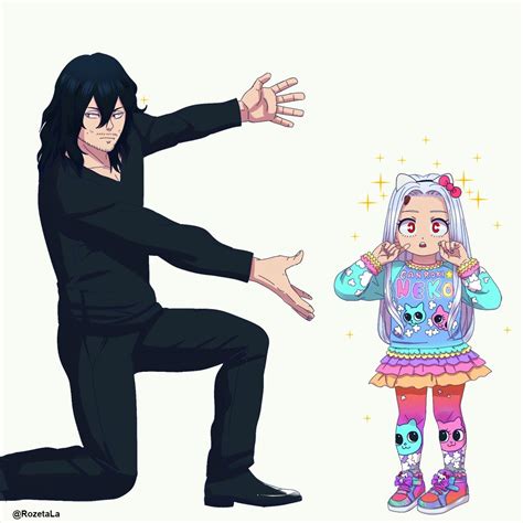 Aizawa Shouta Eri Chan Boku No Hero Academia Personagens De