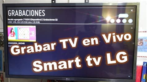 Cómo grabar en tu televisor LG fácil y eficazmente