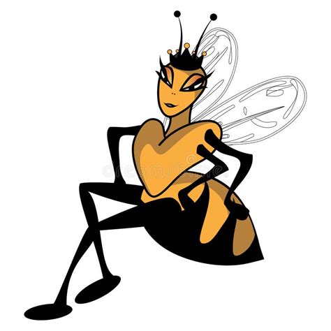 Cartoon Queen Bee Clip Art