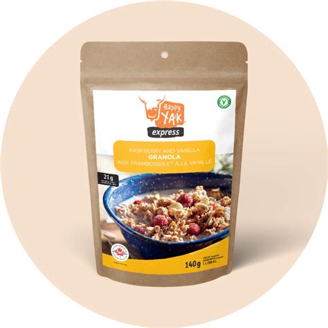 Granola à la framboise et vanille Hors Circuits