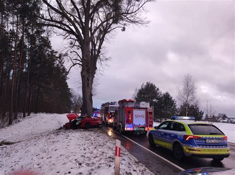 PILNE Śmiertelny wypadek na DK 22 w gminie Kaliska