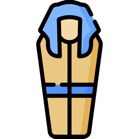 Sarcophagus Special Lineal Color Icon