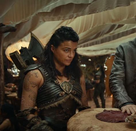 Michelle Rodriguez Barbarian Dungeons And Dragons In 2023 Dungeons