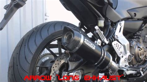 YAMAHA MT 07 Exhausts Sounds Soundcheck YouTube