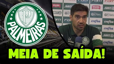 Abel Anuncia Sa Da De Craque Do Palmeiras Youtube