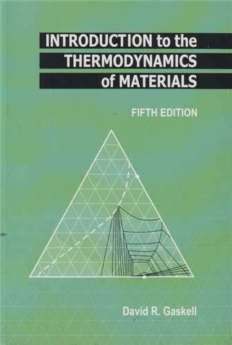 Introduction To The Thermodynamics Of Materials Ed