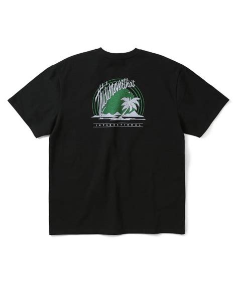 Musinsa Thisisneverthat Ss Palm Tree Tee Black