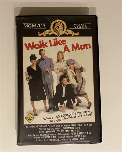 Walk Like A Man Vhs Cel Mgm Ua Howie Mandel Comedy Big Box Video