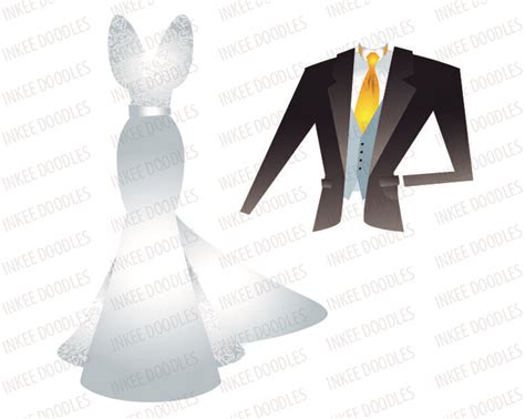 Wedding Dress Clip Art N19 Free Image Download