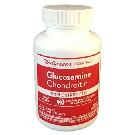 Walgreens Essentials Triple Strength Glucosamine Chondroitin Tablets