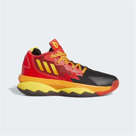 Adidas Super Dame 8 Basketball Shoes Red Kids Basketball 120