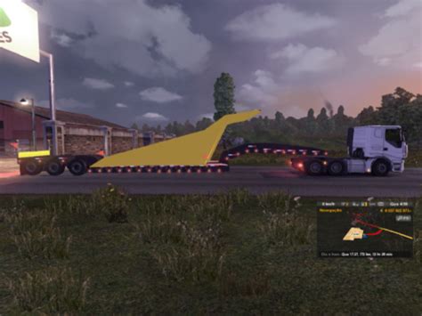 ets2 Trailer With Extra Large Bucket v 1 0 Overweight Mod für