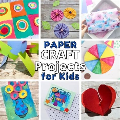 75 Simple & Easy Paper Crafts For Kids - Little Bins for Little Hands