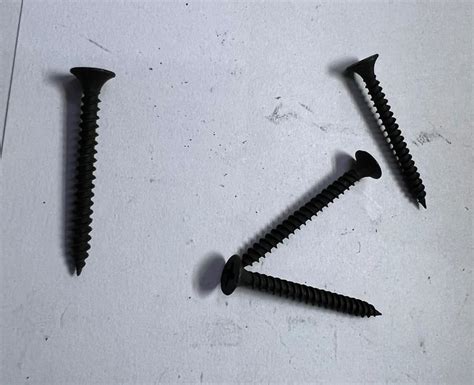 Black Galvanized Mild Steel Gypsum Board Screw Diameter 2 Mm At Rs 5