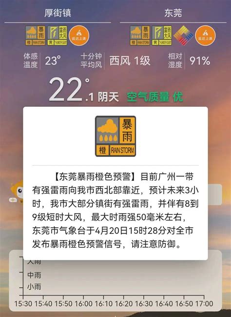 狂风暴雨来袭！暴雨预警升级橙色！厚街启动应急响应 东莞 雷雨 检查