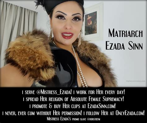 Horstie Fm House Of Sinn Slave On Twitter Serve Mistress Ezada