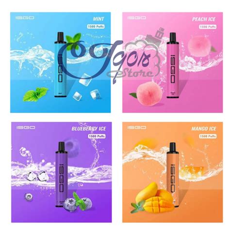 Best ISGO Paris 1500 Puffs Disposable Vape