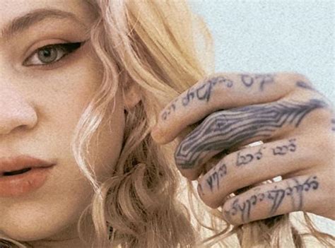 Grimes Musician Tattoos Their Meanings Body Art Guru