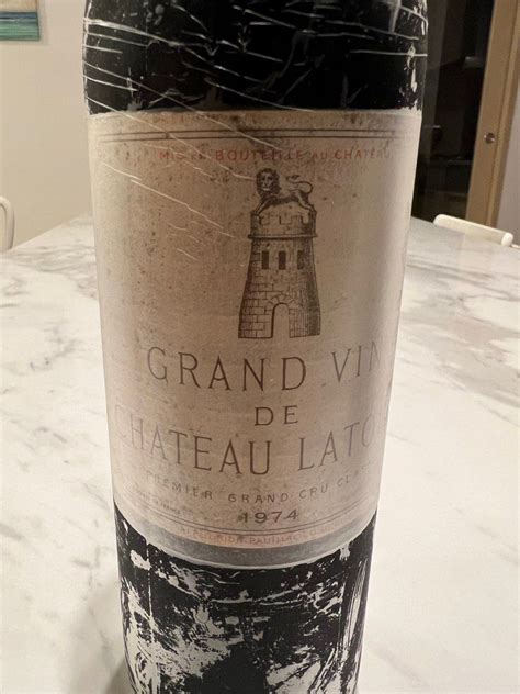 Grand Vin De Chateau Latour Food Drinks Alcoholic Beverages On