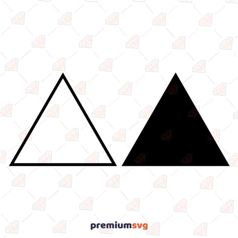 Simple Triangle Svg Files Triangle Shape Svg Instant Download Premiumsvg