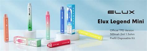 Elux Legend Mini Disposable Vape Pen - Heat Not Burn