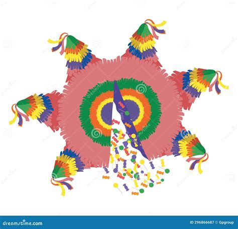 Mexican Pinata Design Stock Illustration Illustration Of Celebration 296866687