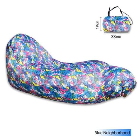 Color 4 Chaise Longue De Plage Pliante Gonflable Lit Paresseux Matelas