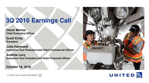 United Continental Holdings Inc 2016 Q3 Results Earnings Call