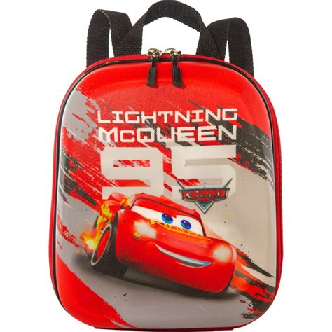 Mochila Infantil Disney Carros Relâmpago McQueen em EVA P Maxtoy PT 1