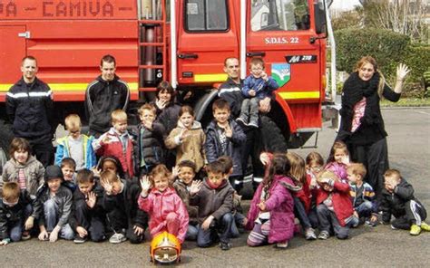 Accueil de loisirs Visite chez les pompiers Le Télégramme