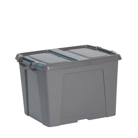 Buy 40lt Strata Smart Clear Plastic Storage Box With Lid