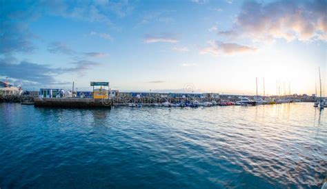 Puerto De Mogan Harbor Canary Island Spain Editorial Stock Image