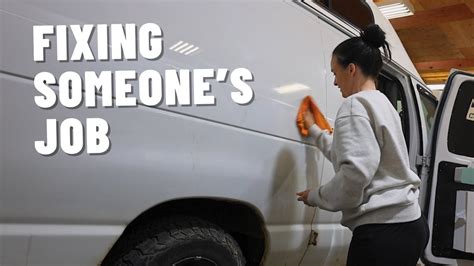 Fixing Someone Else S Bad Job Van Life Youtube