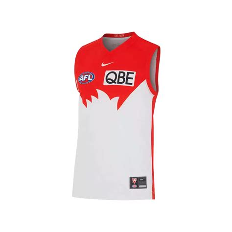 Buy 2024 Sydney Swans AFL Home Guernsey Youth Your Jersey