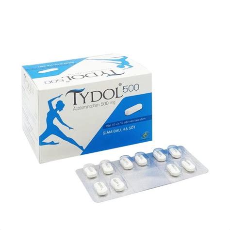 Tydol 500 Acetaminophen 500mg Hộp 10 Vỉ X 10 Viên Nén Opv Giá Thuốc Hapu