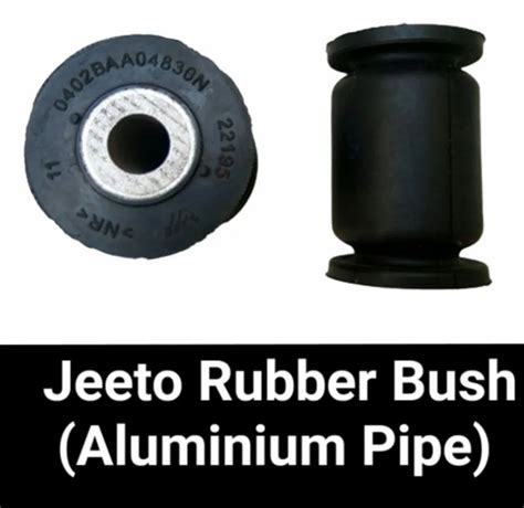 Mild Steel Black Jeeto Rubber Bush Aluminum Pipe Size Diameter Inch