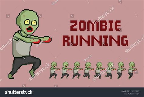 Pixel Art Design Character Illustration Zombie Stock Vector Royalty Free 2258511283 Shutterstock