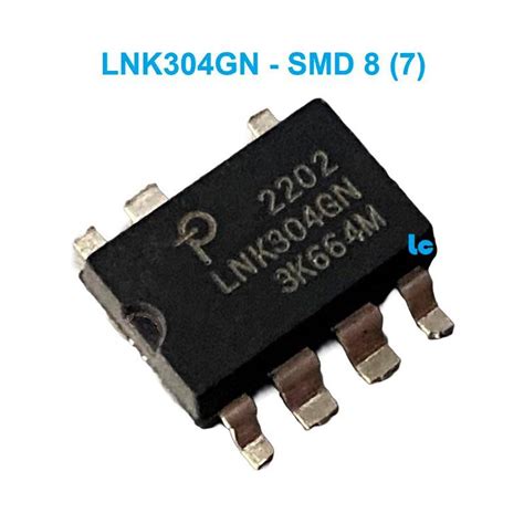 Circuito Integrado LNK304GN SMD 8 7 Conversor AC DC LinkSwitch TN