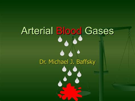 Arterial Blood Gases Talk | PPT