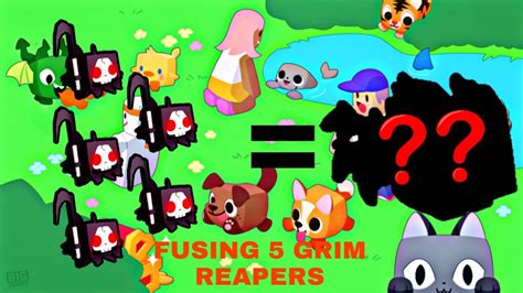 WHAT HAPPENS IF YOU FUSE 5 GRIM REAPERS In Pet Simulator X DeltaRBLX