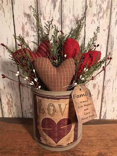 Primitive Wreath Primitive Wood Signs Diy Valentine S Day Decorations